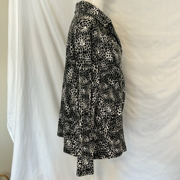 Kim Rogers Full Zip Jacket Animal Print Sz 1X - Picture 5 of 10